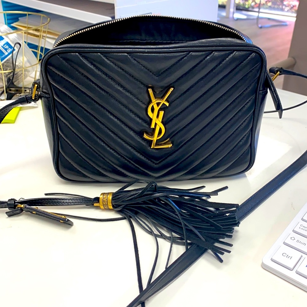 YSL Lou medium monogram calf Crossbody bag